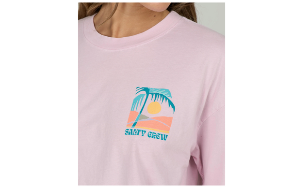 Salty Crew Crop Travel T-shirt