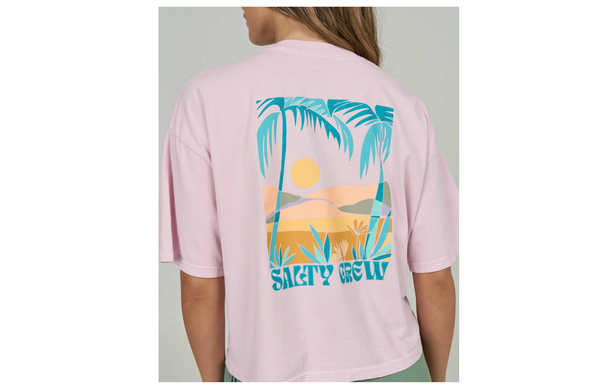 Salty Crew Crop Travel T-shirt