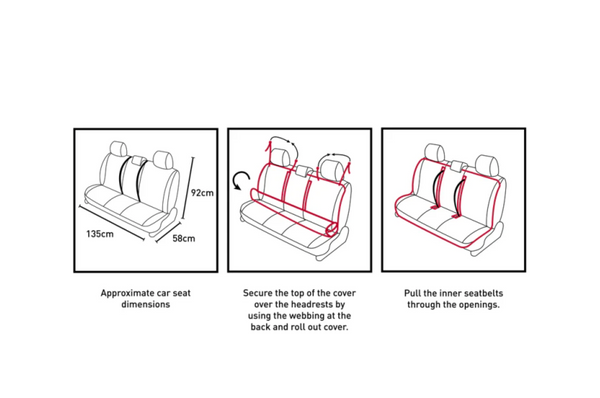 Funda Asiento Coche Mystic Enrollable