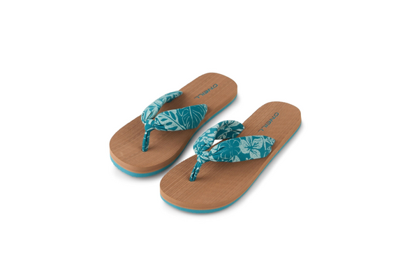 O'Neill Ditsy Sun Island Sky Flip Flops