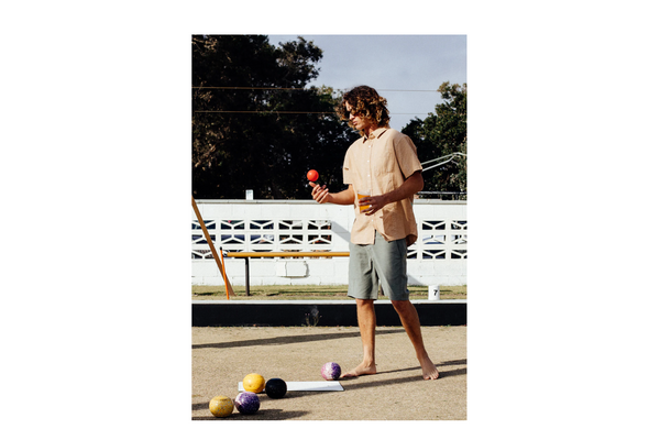 Shorts Vissla Fin Box Hybrid 19.5" Gris