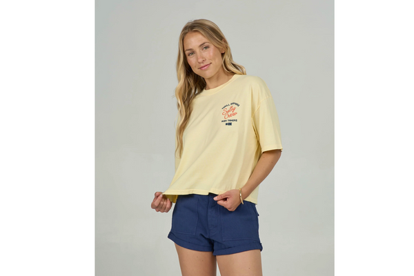 Camiseta Salty Crew Crop Sunshine