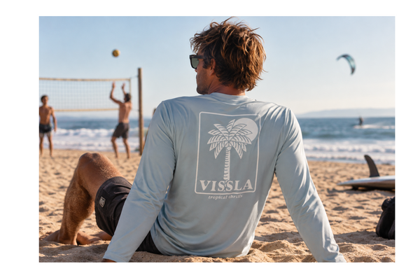 Licra Vissla Pro Azul/Gris LS