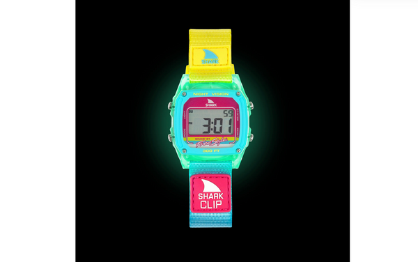 reloj freestyle con neon luz