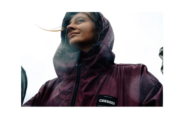 Mystic Explore LW Poncho Jacket burgundy