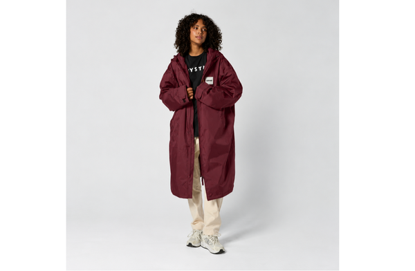 Mystic Explore LW Poncho Jacket burgundy
