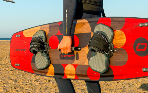 asa ozone en tabla de kitesurf twintip