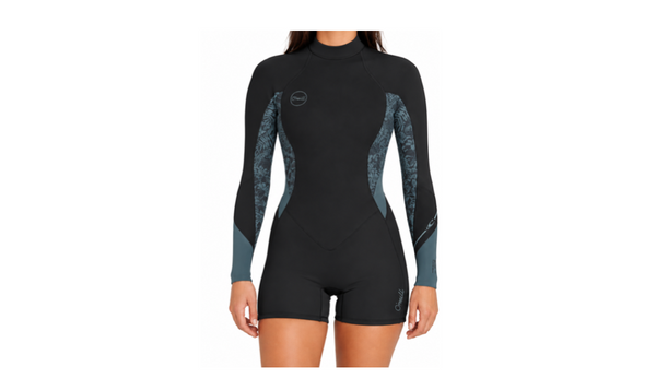 shorty traje neopreno oneill bahia en color alma steel sky shade