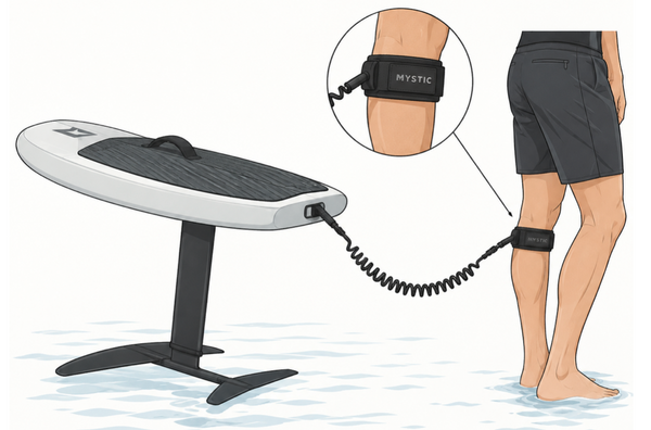 Mystic Wing Board Calf Leash 7ft
